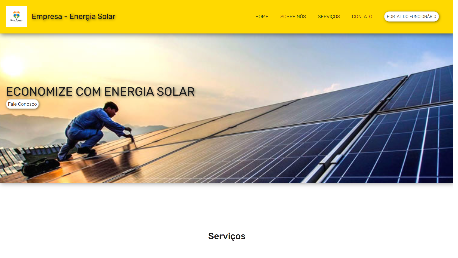 Site de Energia Solar